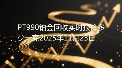 PT990铂金回收实时报价多少一克2025年11月23日