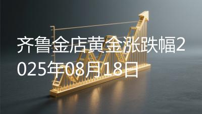 齐鲁金店黄金涨跌幅2025年08月18日