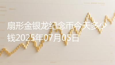 扇形金银龙纪念币今天多少钱2025年07月05日
