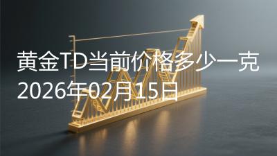 黄金TD当前价格多少一克2026年02月15日