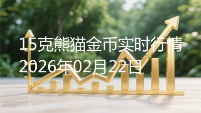 15克熊猫金币实时行情2026年02月22日