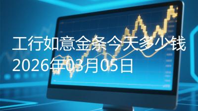 工行如意金条今天多少钱2026年03月05日