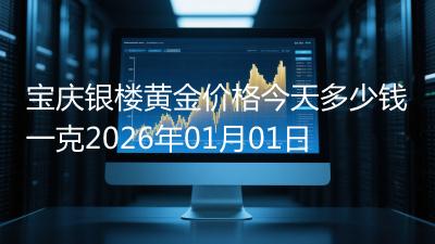 宝庆银楼黄金价格今天多少钱一克2026年01月01日