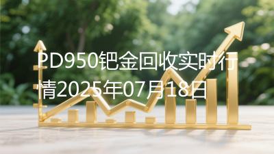 PD950钯金回收实时行情2025年07月18日