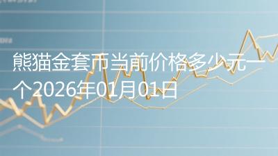 熊猫金套币当前价格多少元一个2026年01月01日