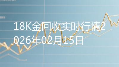 18K金回收实时行情2026年02月15日
