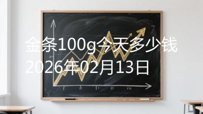 金条100g今天多少钱2026年02月13日