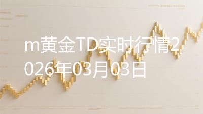 m黄金TD实时行情2026年03月03日