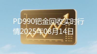 PD990钯金回收实时行情2025年08月14日