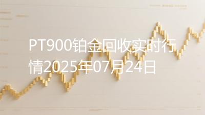 PT900铂金回收实时行情2025年07月24日
