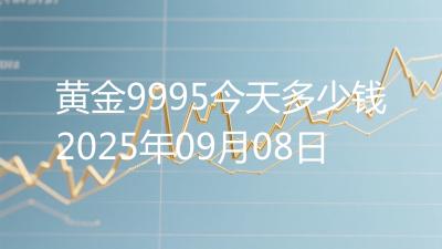 黄金9995今天多少钱2025年09月08日