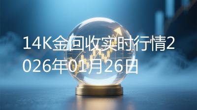 14K金回收实时行情2026年01月26日