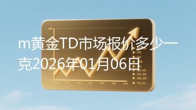 m黄金TD市场报价多少一克2026年01月06日