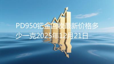 PD950钯金回收最新价格多少一克2025年12月21日