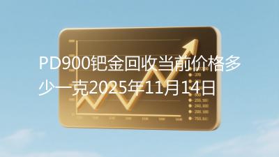 PD900钯金回收当前价格多少一克2025年11月14日