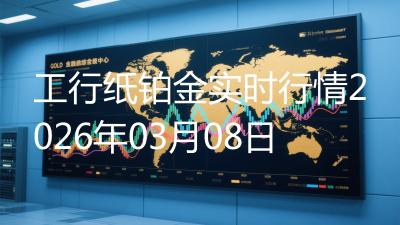 工行纸铂金实时行情2026年03月08日