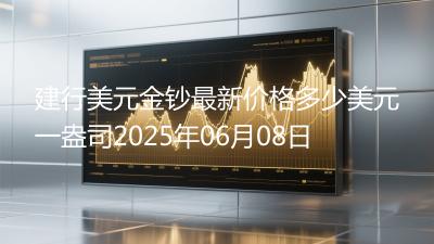 建行美元金钞最新价格多少美元一盎司2025年06月08日