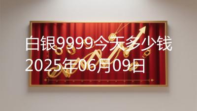 白银9999今天多少钱2025年06月09日