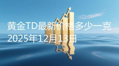 黄金TD最新价格多少一克2025年12月13日