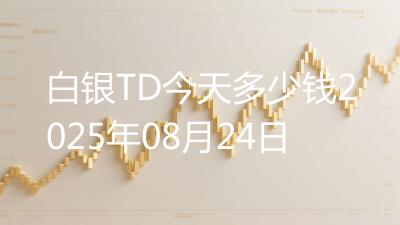 白银TD今天多少钱2025年08月24日