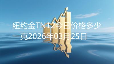 纽约金TN12今日价格多少一克2026年03月25日