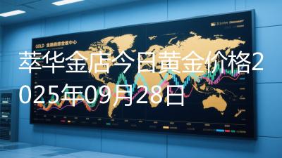 萃华金店今日黄金价格2025年09月28日