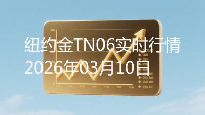 纽约金TN06实时行情2026年03月10日