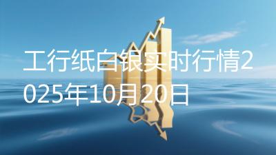 工行纸白银实时行情2025年10月20日