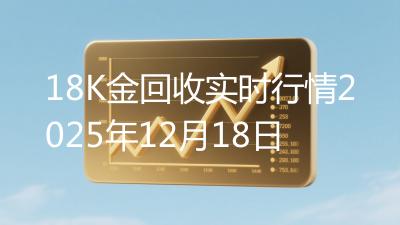 18K金回收实时行情2025年12月18日