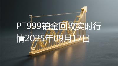 PT999铂金回收实时行情2025年09月17日