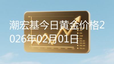 潮宏基今日黄金价格2026年02月01日