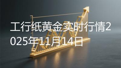 工行纸黄金实时行情2025年11月14日
