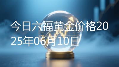 今日六福黄金价格2025年06月10日