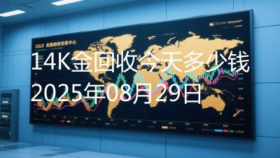 14K金回收今天多少钱2025年08月29日