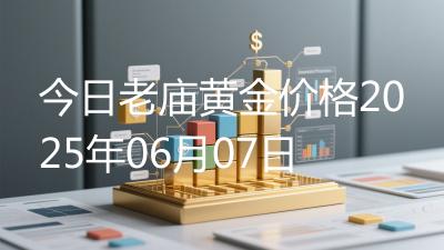 今日老庙黄金价格2025年06月07日