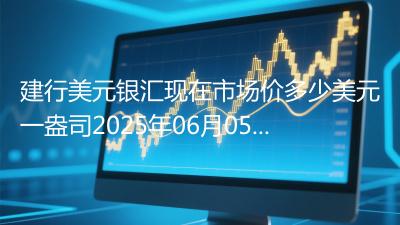 建行美元银汇现在市场价多少美元一盎司2025年06月05日