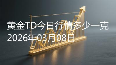 黄金TD今日行情多少一克2026年03月08日