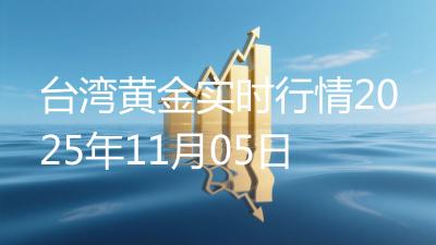 台湾黄金实时行情2025年11月05日
