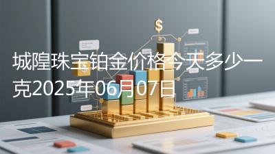 城隍珠宝铂金价格今天多少一克2025年06月07日