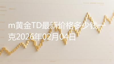 m黄金TD最新价格多少钱一克2026年02月04日