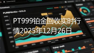PT999铂金回收实时行情2025年12月26日