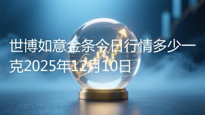 世博如意金条今日行情多少一克2025年12月10日