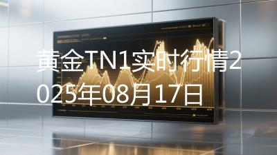黄金TN1实时行情2025年08月17日