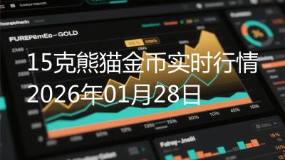 15克熊猫金币实时行情2026年01月28日