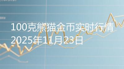 100克熊猫金币实时行情2025年11月23日