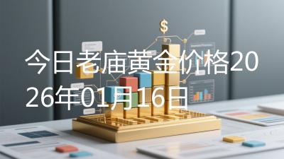 今日老庙黄金价格2026年01月16日