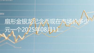 扇形金银龙纪念币现在市场价多少元一个2025年08月11日