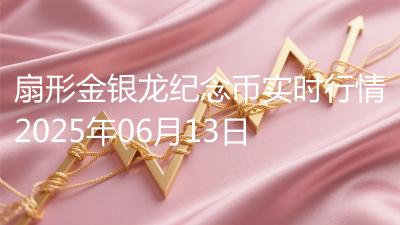 扇形金银龙纪念币实时行情2025年06月13日