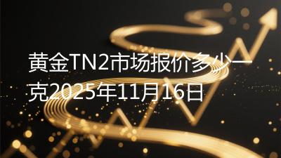 黄金TN2市场报价多少一克2025年11月16日