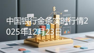 中国银行金条实时行情2025年12月23日
